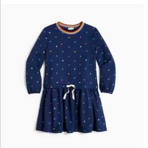 J. Crew Factory Girls’ star sweatshirt dress BA019